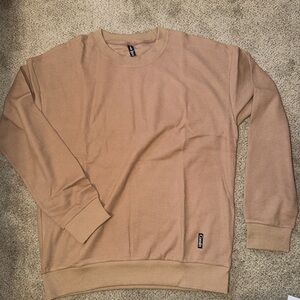 Comfrt waffle long sleeve in Truffle